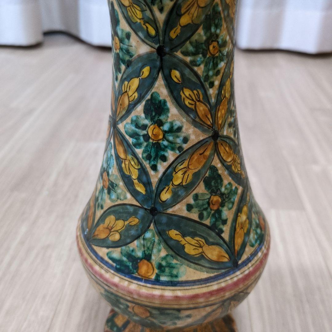 イタリア現地購入！Marcell 花柄陶器花瓶