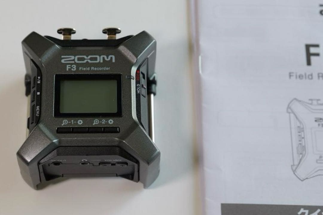 Zoom F3 フィールドレコーダー 32bit録音