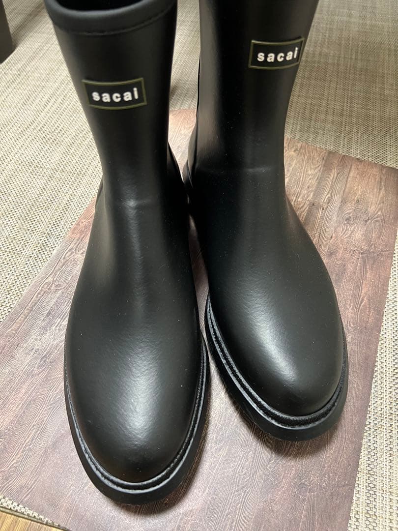 25aw Sacai Rubber Boots M サカイ ラバーブーツ 長靴