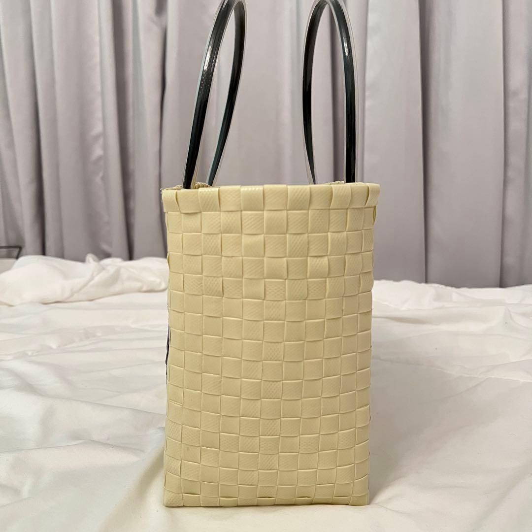 国内正規品　MARNI アイボリー ハート LOVE かごバッグ