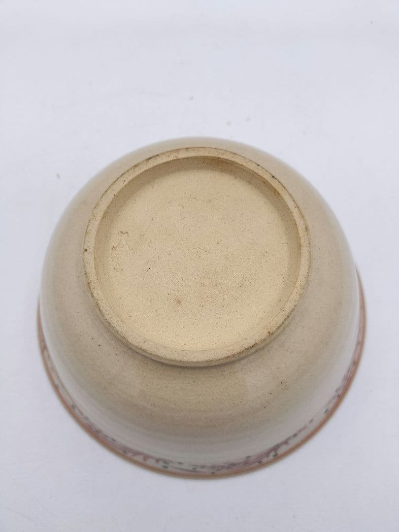 c115赤絵 菓子器 佐久間勝山 木箱 茶道具 古物　勝古窯　萬古