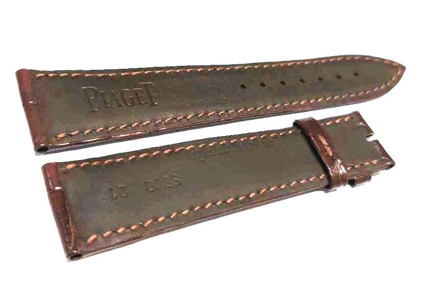 【正規品未使用】上質ワニ革ベルト　21-18ミリ　ピアジェ