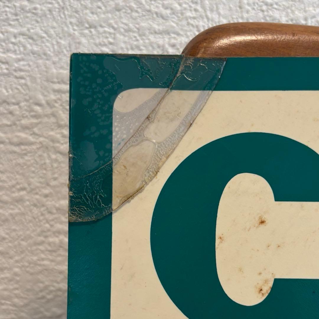 【7UP セブンアップ】ヴィンテージ両面プラスチック製看板