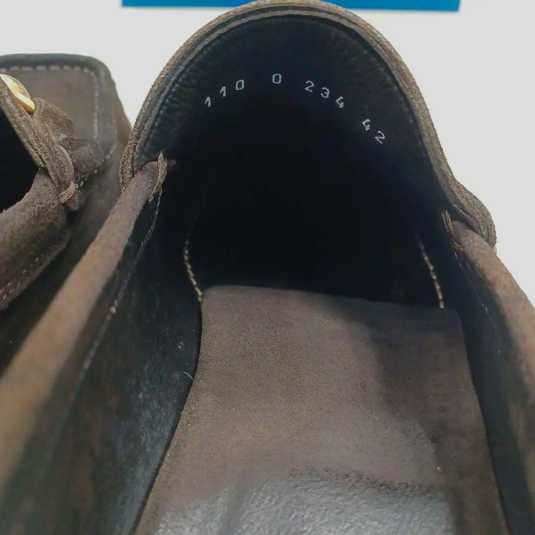 GUCCI グッチ 　ビットローファー ２６.５cm スウェード