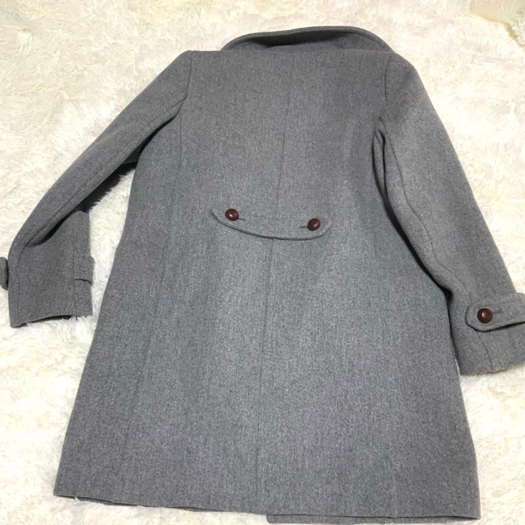 じゅんたん　PHILOSOPHY くるみボタン　ウール　コート　グレー