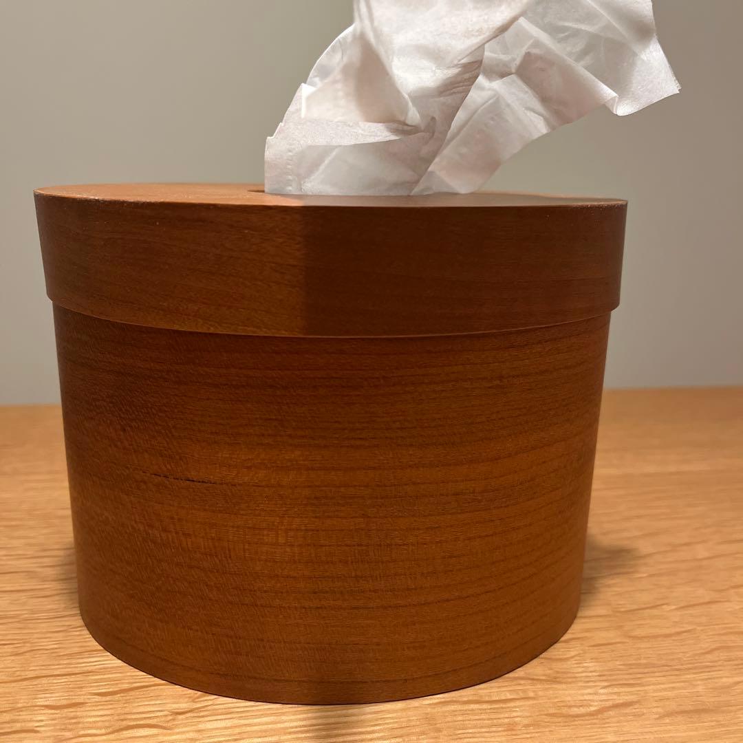 stead 木製ティッシュボックス　北欧