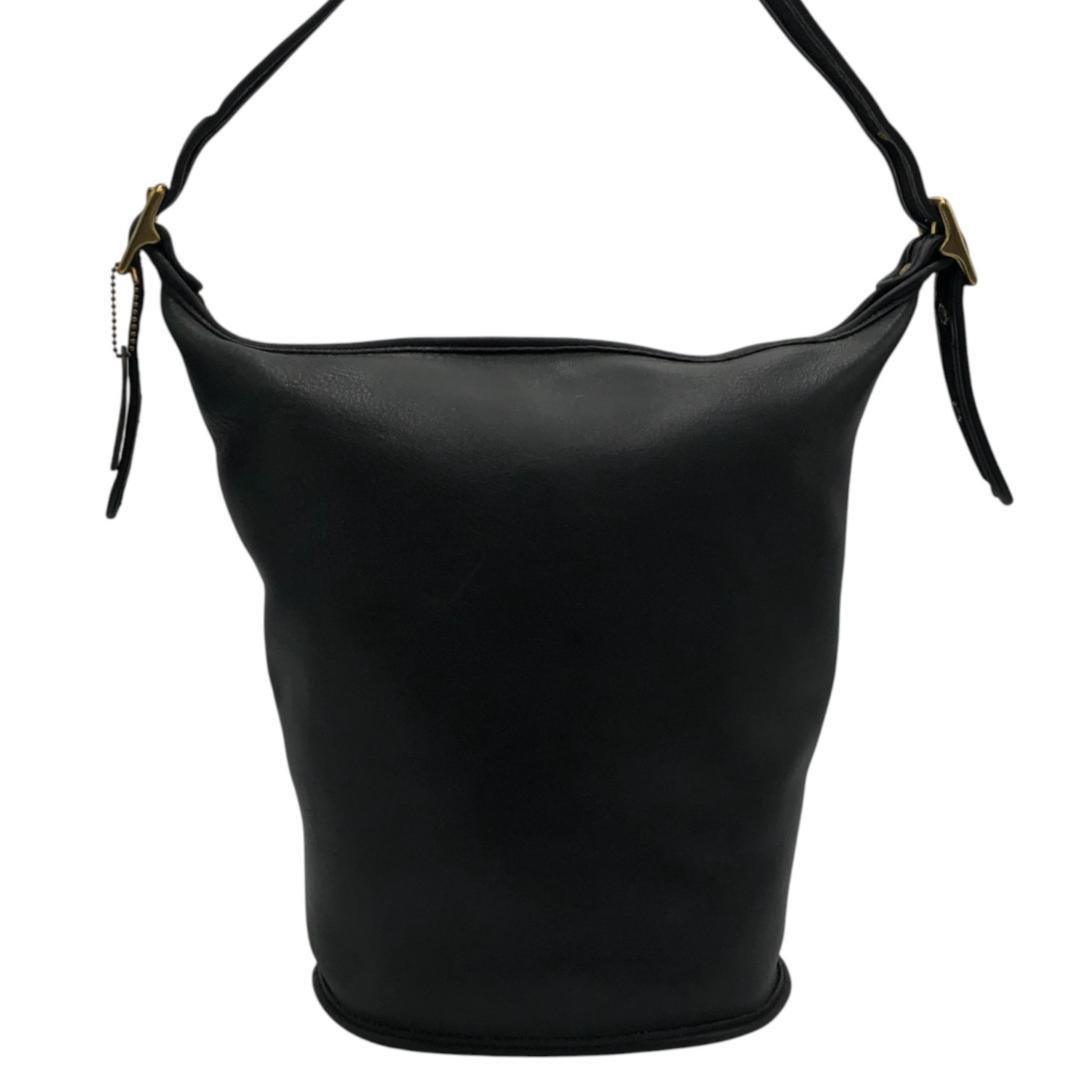 【美品】オールドコーチ　OLD COACH　ダッフルバッグ　バケツ型　ブラック