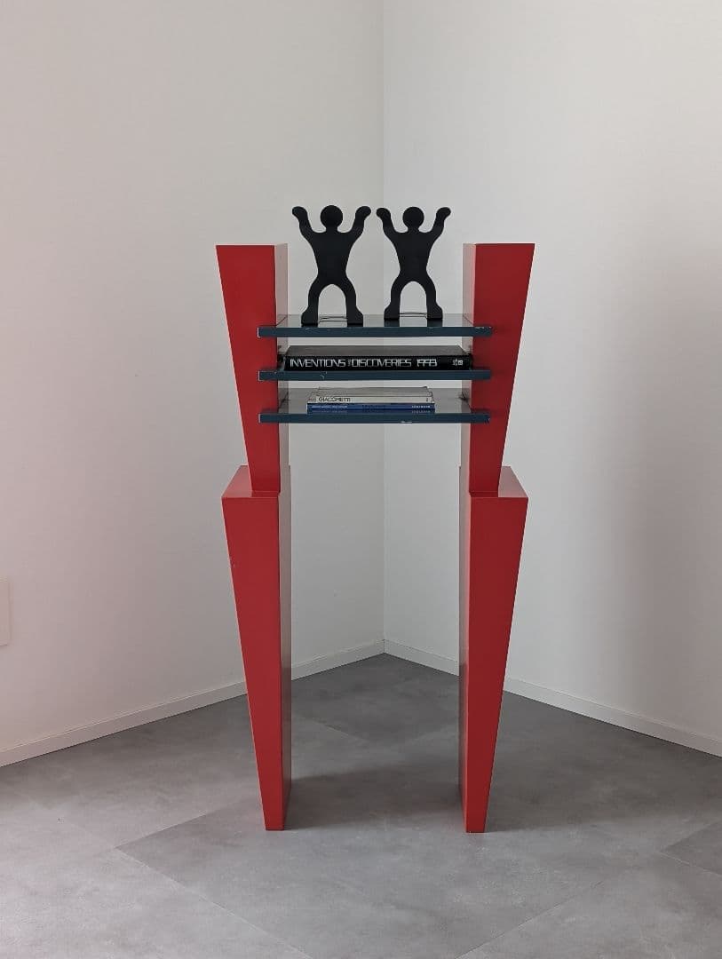 ポストモダン メンフィス シェルフ 花台 ディスプレイ台 ヴィンテージ