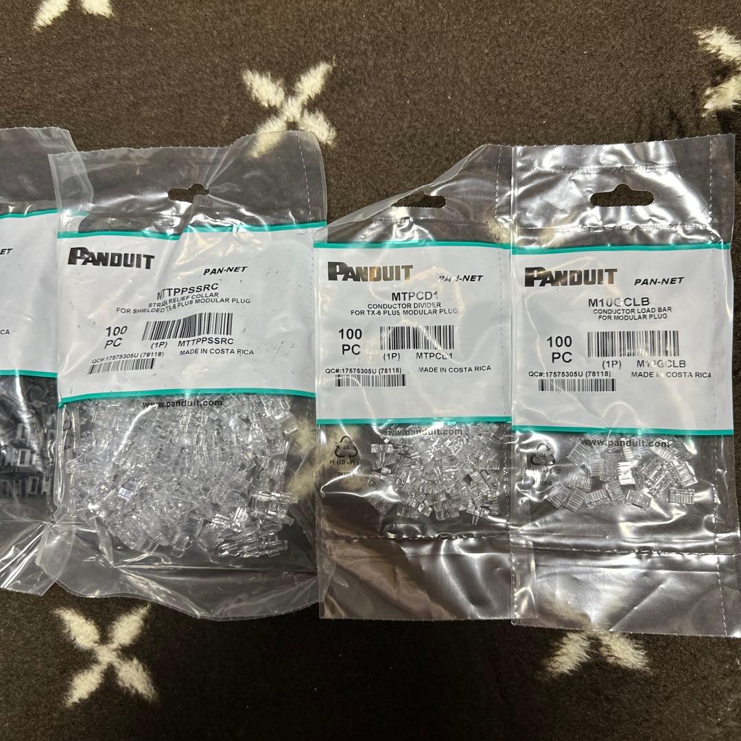 PANDUIT SPS-6X88-C CAT6AシールドモジュラープラグRJ45