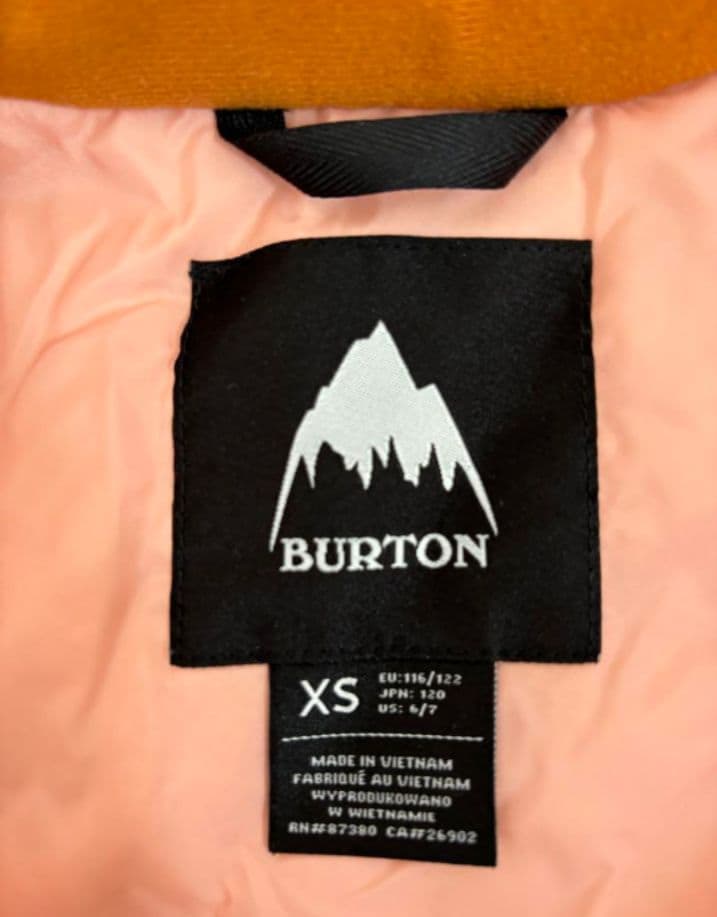 BURTON キッズウェア上下セット ジャケットXS・パンツXS（５）セット