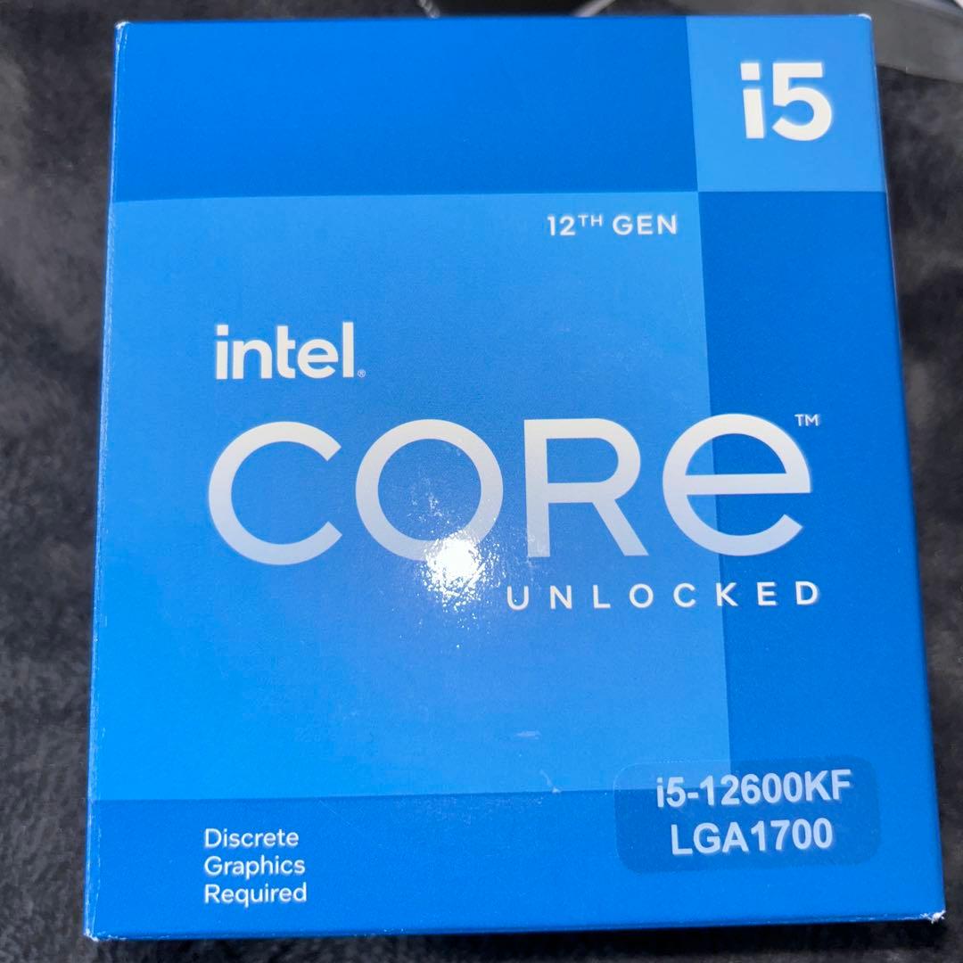 自作ゲーミングPC Corei5 プロセッサー 12600KF 一部パーツなし