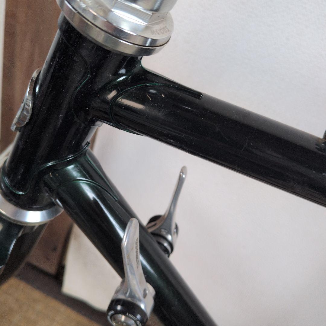 クロモリフレーム　バテッド　シートポスト　カンチブレーキ　ディレイラー付属