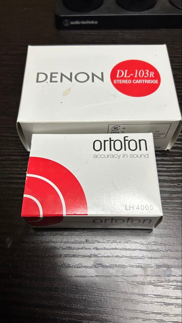 DENON DL-103RおよびORTOFONカートリッジ付き