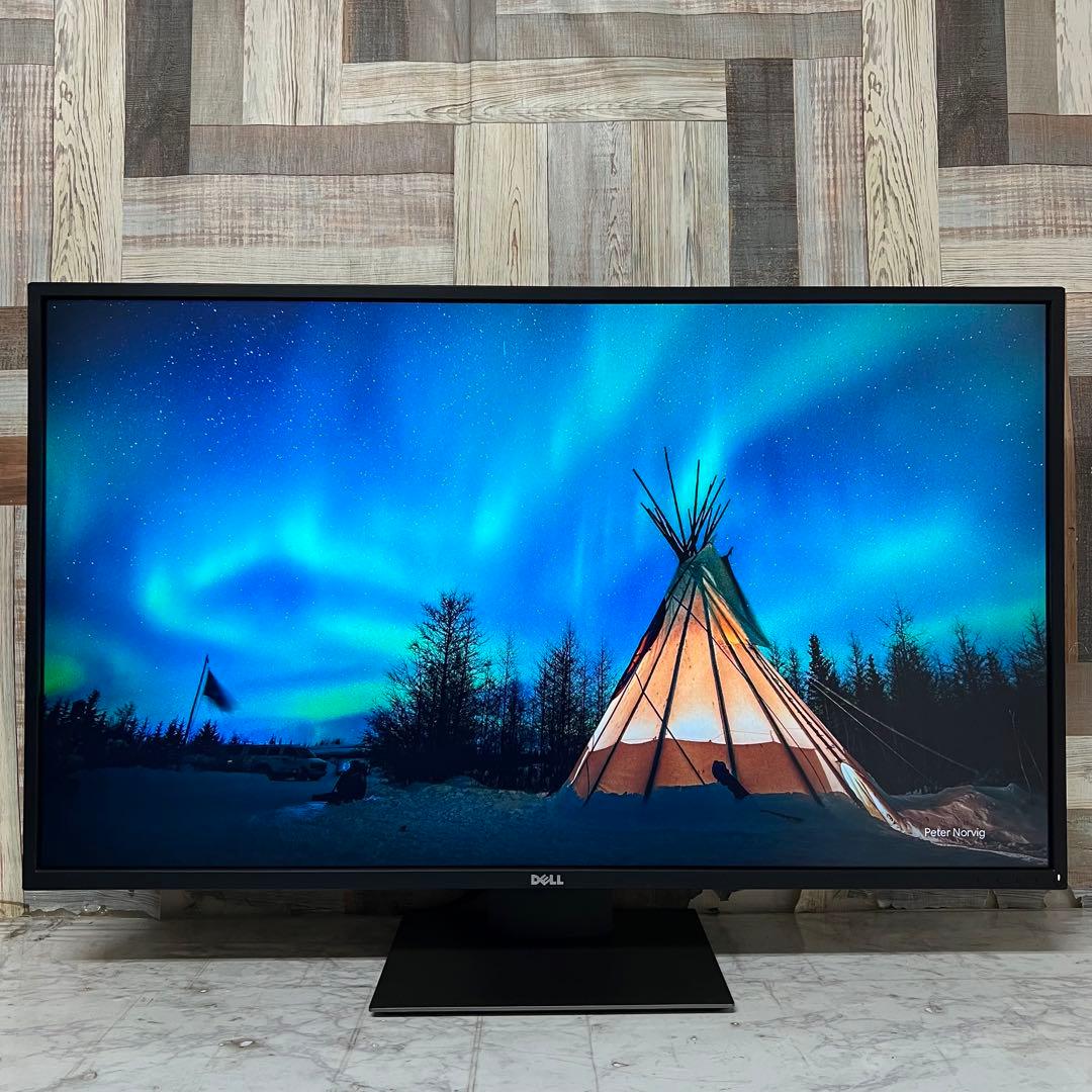 その受渡❣️全国送料込DELL4K43V型4画面同時表示 P4317Qスピーカー