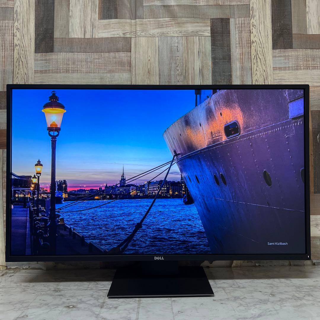その受渡❣️全国送料込DELL4K43V型4画面同時表示 P4317Qスピーカー