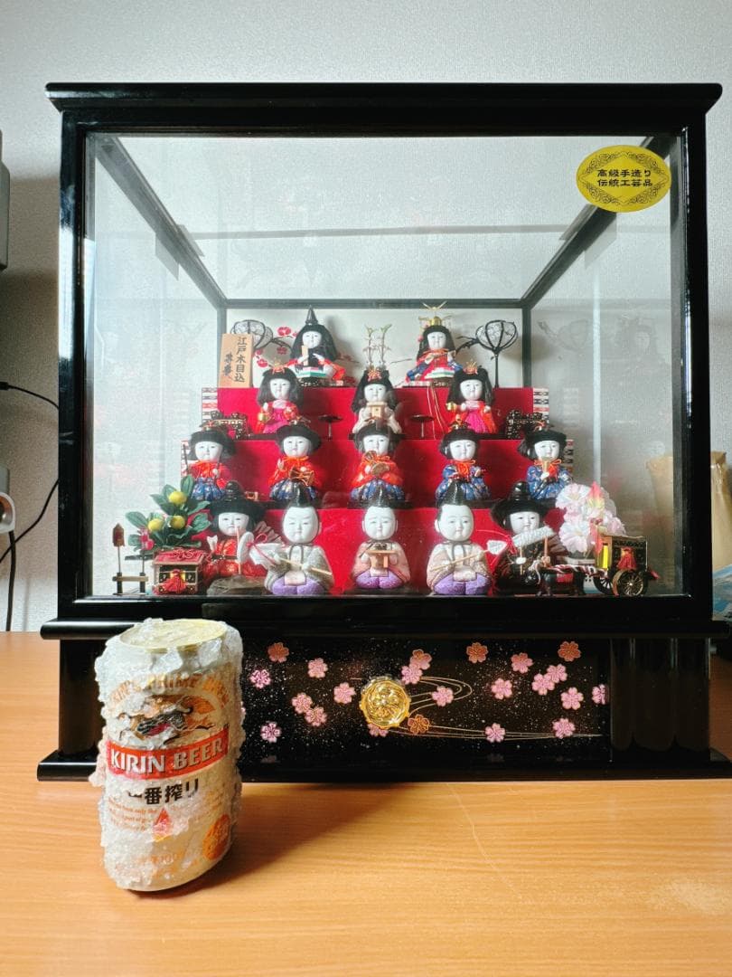 値下げ中：ひな人形【4段】アンティーク　江戸木目込　寿慶