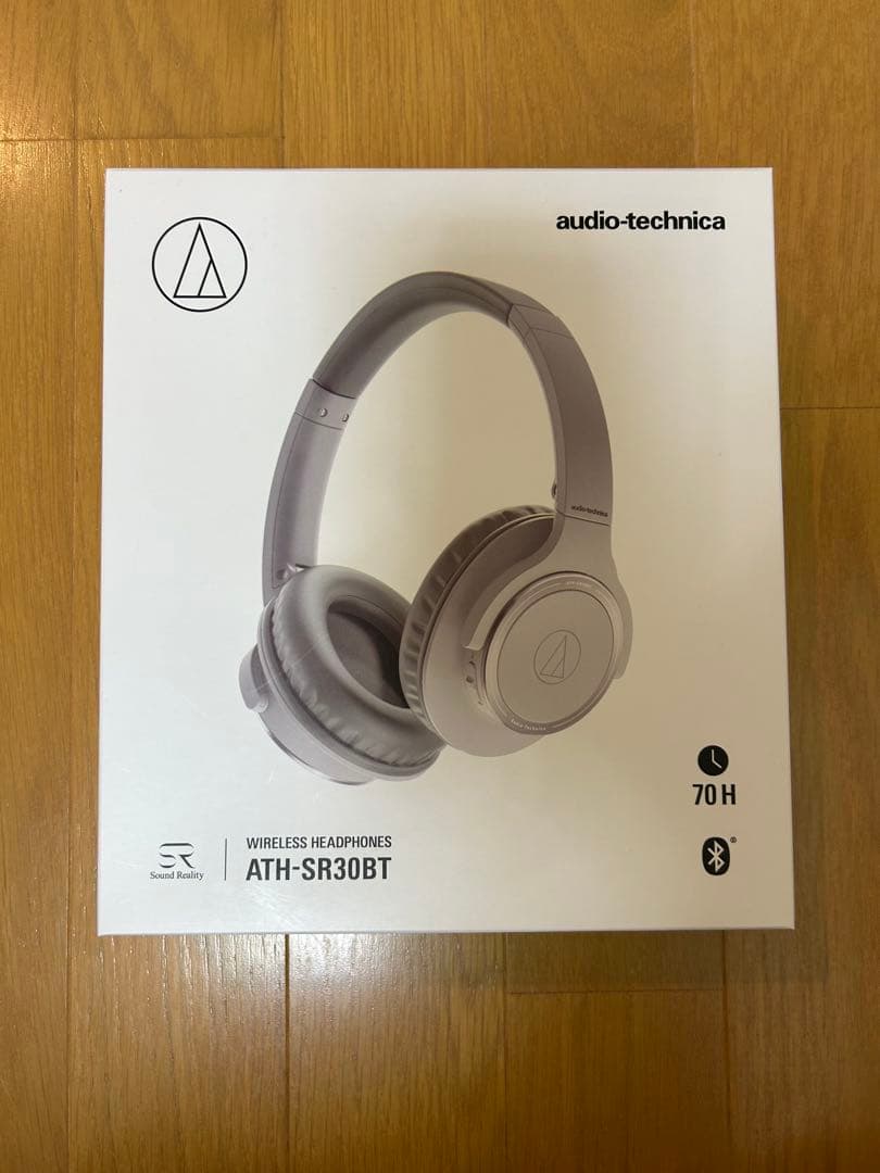 オーディオテクニカ　ワイヤレスヘッドホンATH-SR30BT GY [グレー]