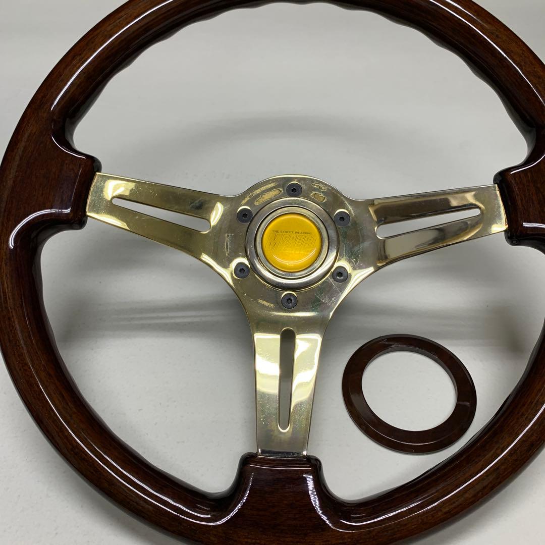 ウッドステアリング2点セット