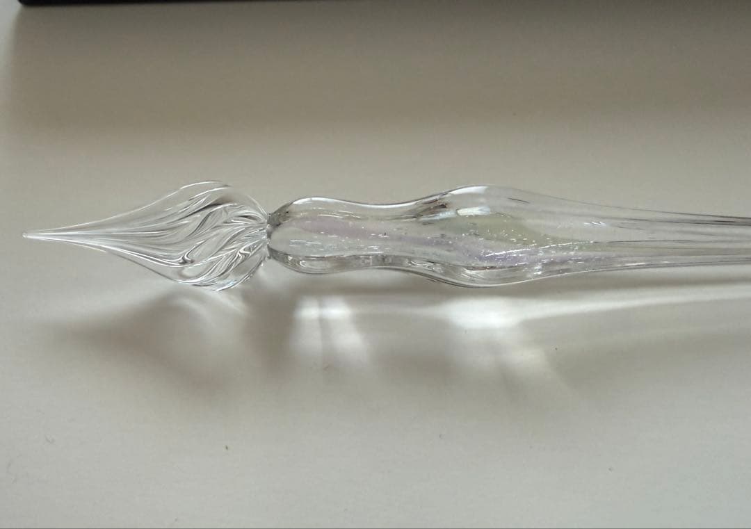 E*s様 哲磋工房　ガラスペン　はしっこペン　変色