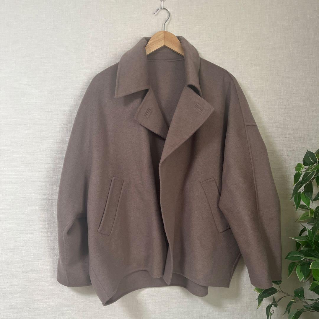 本日限定値下【noble】super160s リバードルマンショートコート　38