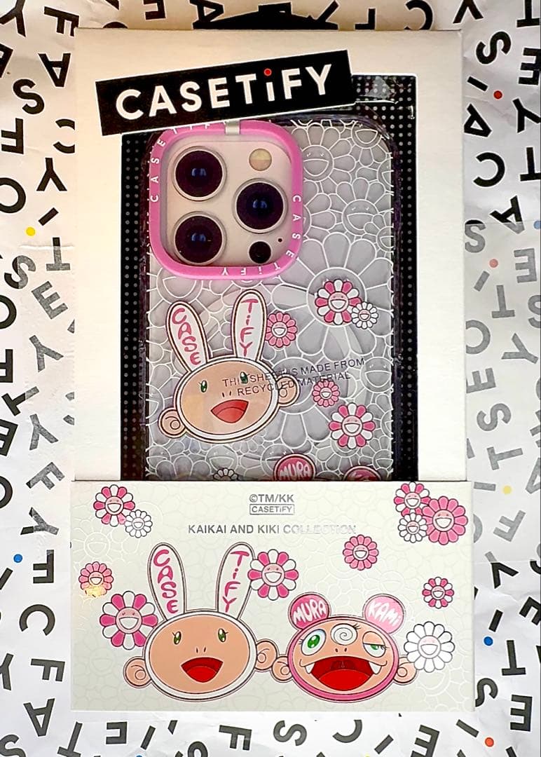 村上隆カイカイキキ iPhone16Proケース＆ストラップ&スマホフィギュア