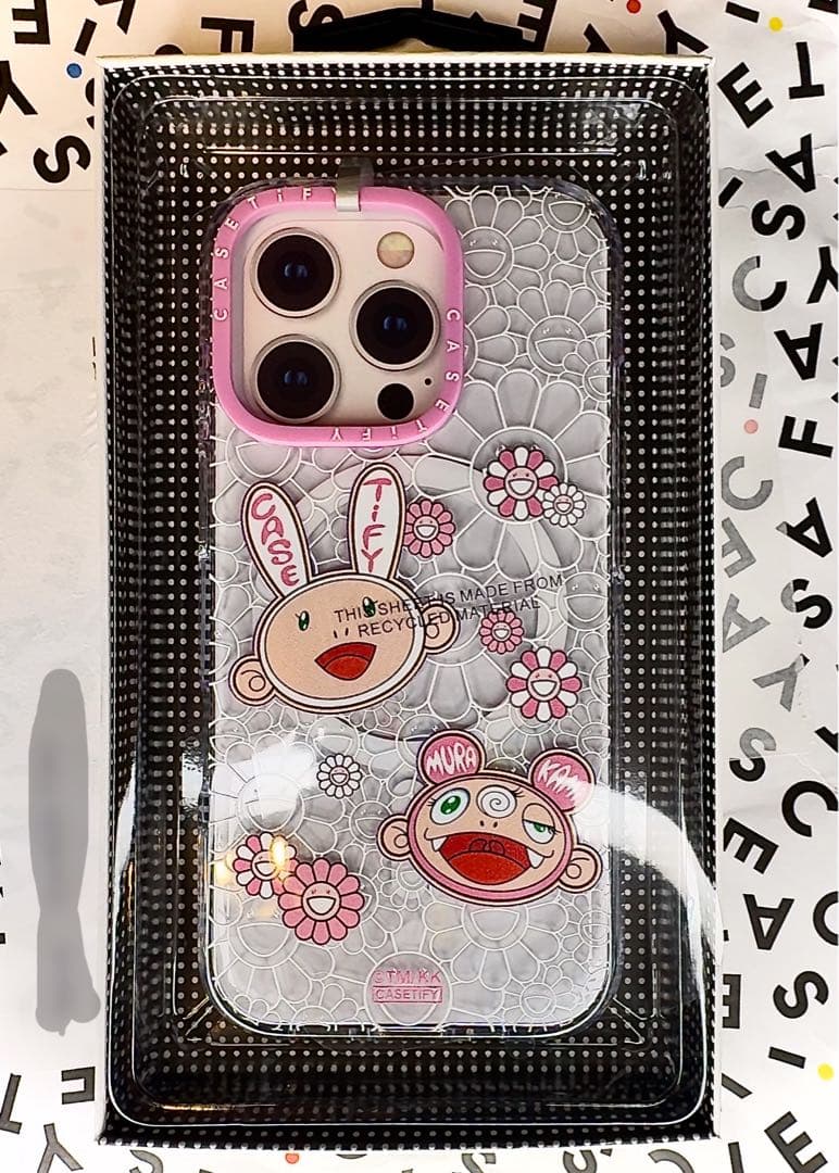 村上隆カイカイキキ iPhone16Proケース＆ストラップ&スマホフィギュア