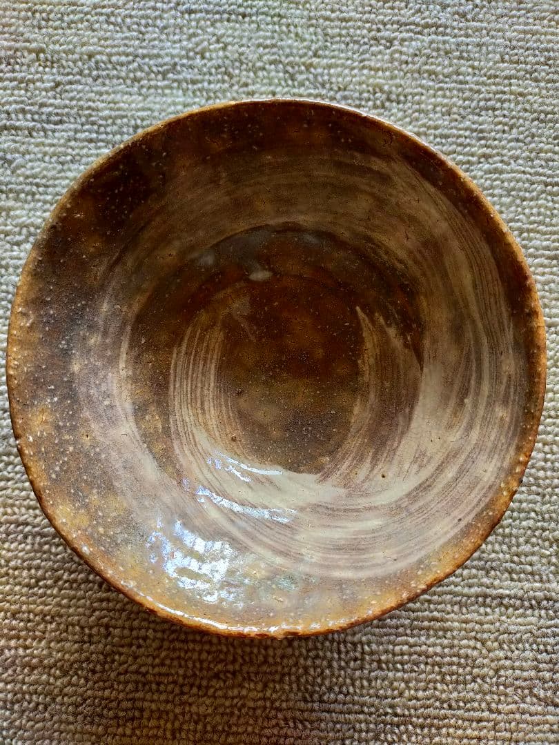 萩焼　刷毛目　茶碗　11世　坂高麗左衛門　韓峯