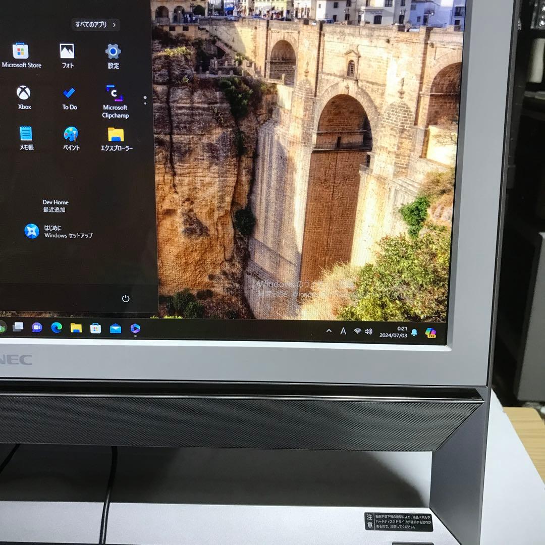 NECバリュースターWindows11core M美品