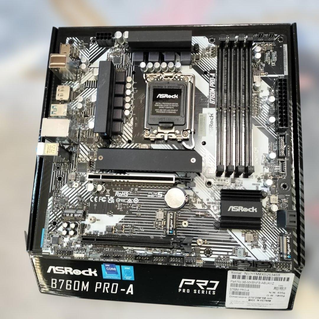 ASRock B760M PRO-A マザーボード　ほぼ未使用