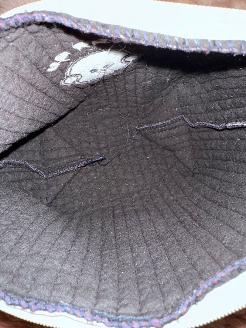 韓国JUMINE ビションフリーゼヌビ素材ポーチ　新品