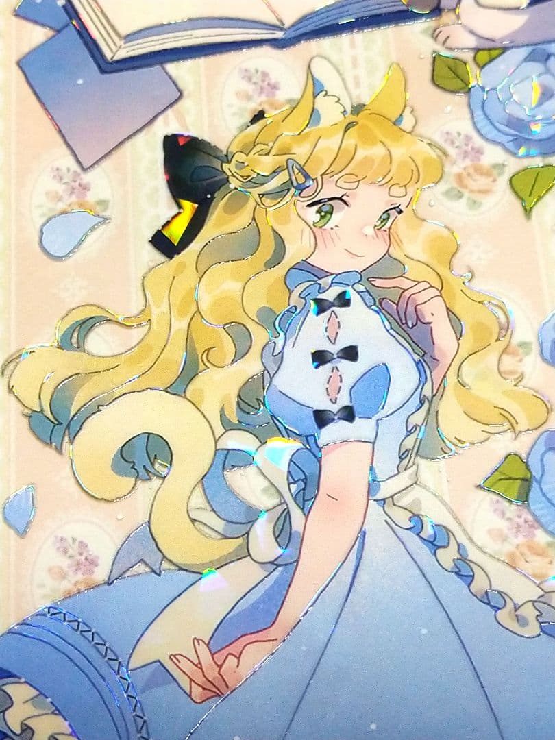 J615＃喵不思议(贝壳光)E厘米切り売り海外人物マステ女の子