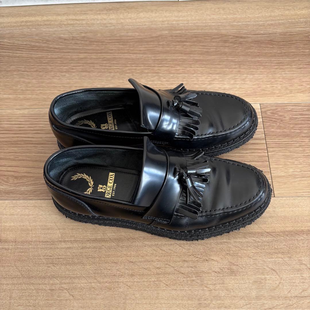 靴 e Cox Tassel Loafer Leather UK7