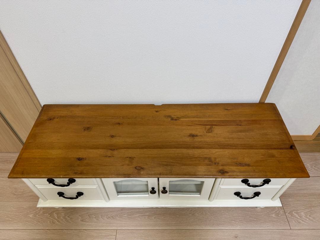 クラシックスタイル テレビ台 ホワイト