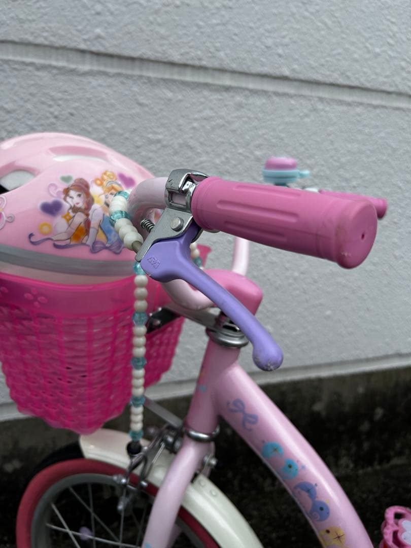 幼児用自転車 16インチ ゆめカワ　ディズニープリンセス　香川