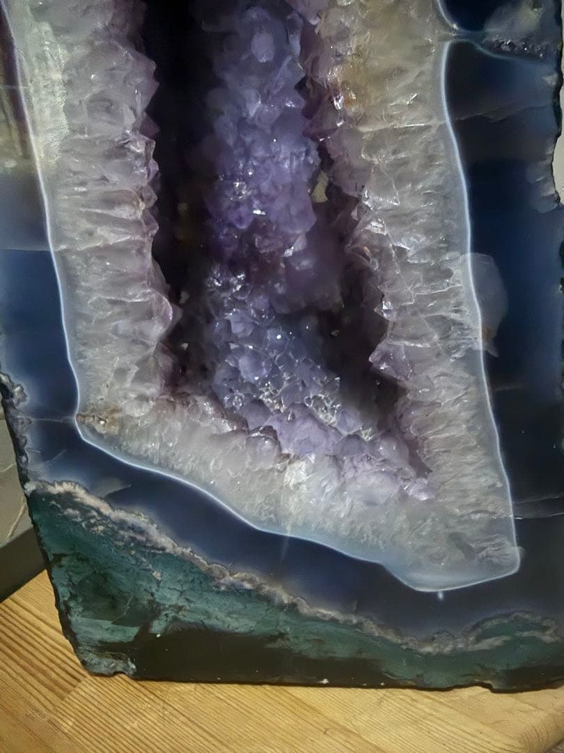 アメジストドーム【引取り限定】水晶玉付き