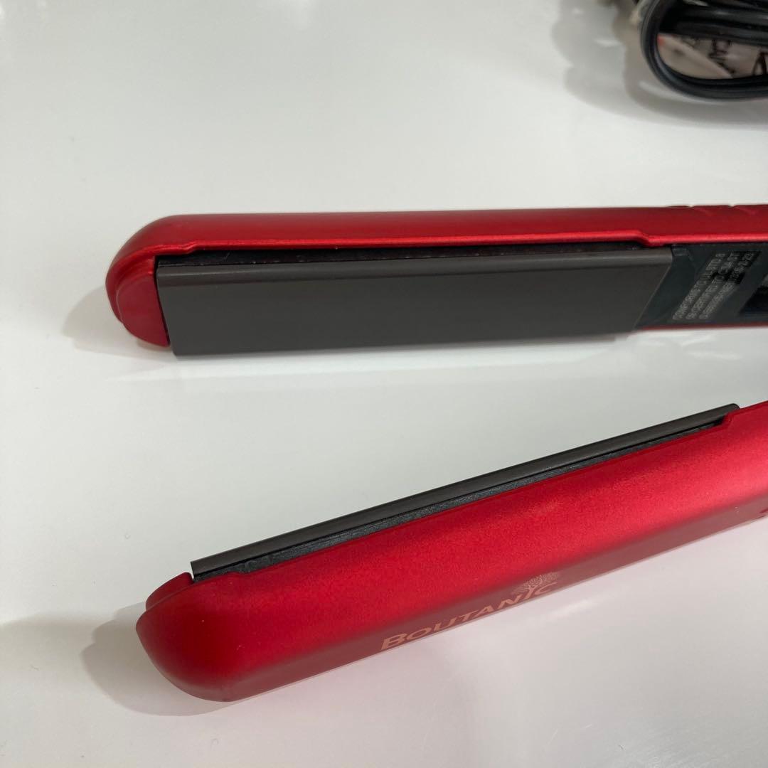 ★BOUTANIC ボタニック　ヘアアイロン （赤、レッド）★