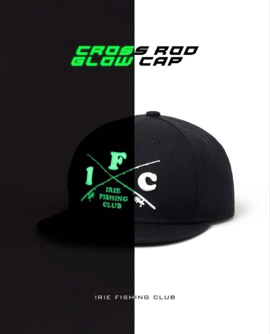未使用IRIE FISHING CLUB CROSS ROD GLOW CAP