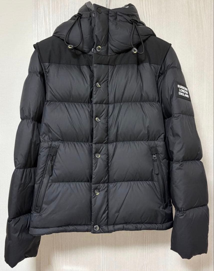 バーバリー LOCKWELL メンズダウンジャケット ブラック