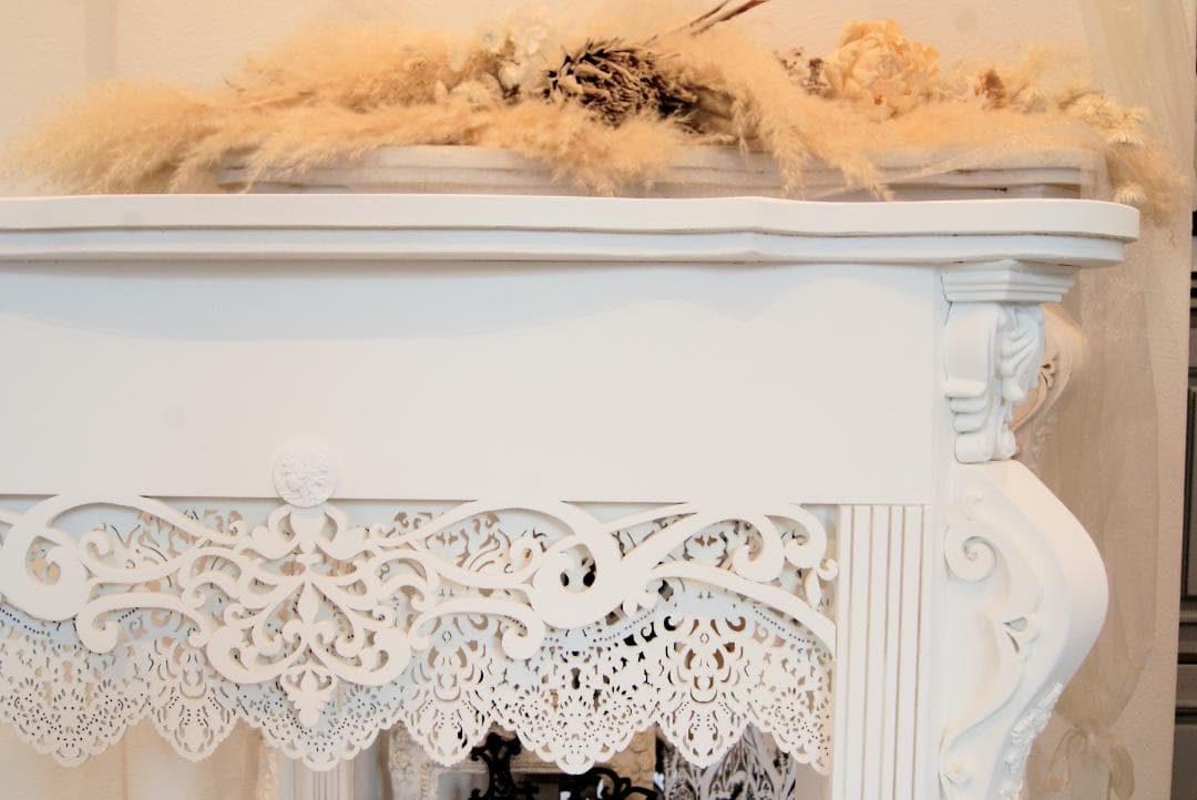 レース むにゅむにゅ ムニュムニュマントルピース  シャビー フレンチシャビー