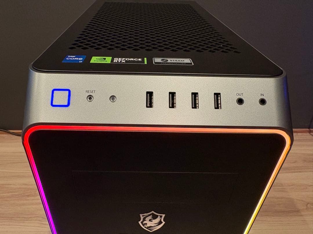 RTX4070ti　SSD2TB ゲーミングpc i7 13700F　ガレリア