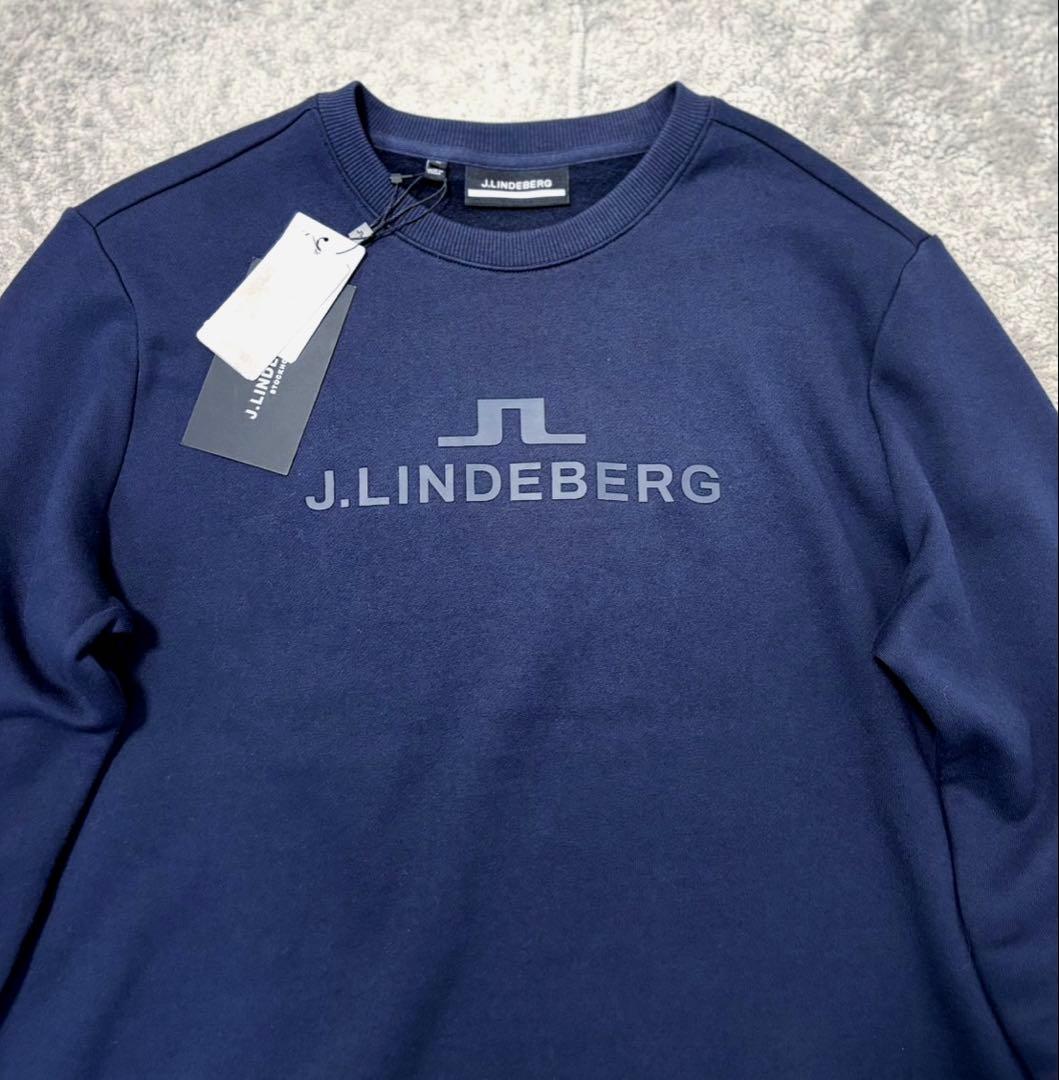 ★新品★ リンドバーグ 裏起毛トレーナー ゴルフ ラバーロゴ 定価25300円