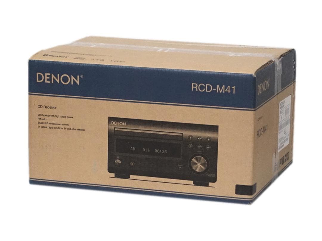 美品 DENON RCD-M41 CDレシーバー ブラック 2024年製 動作品