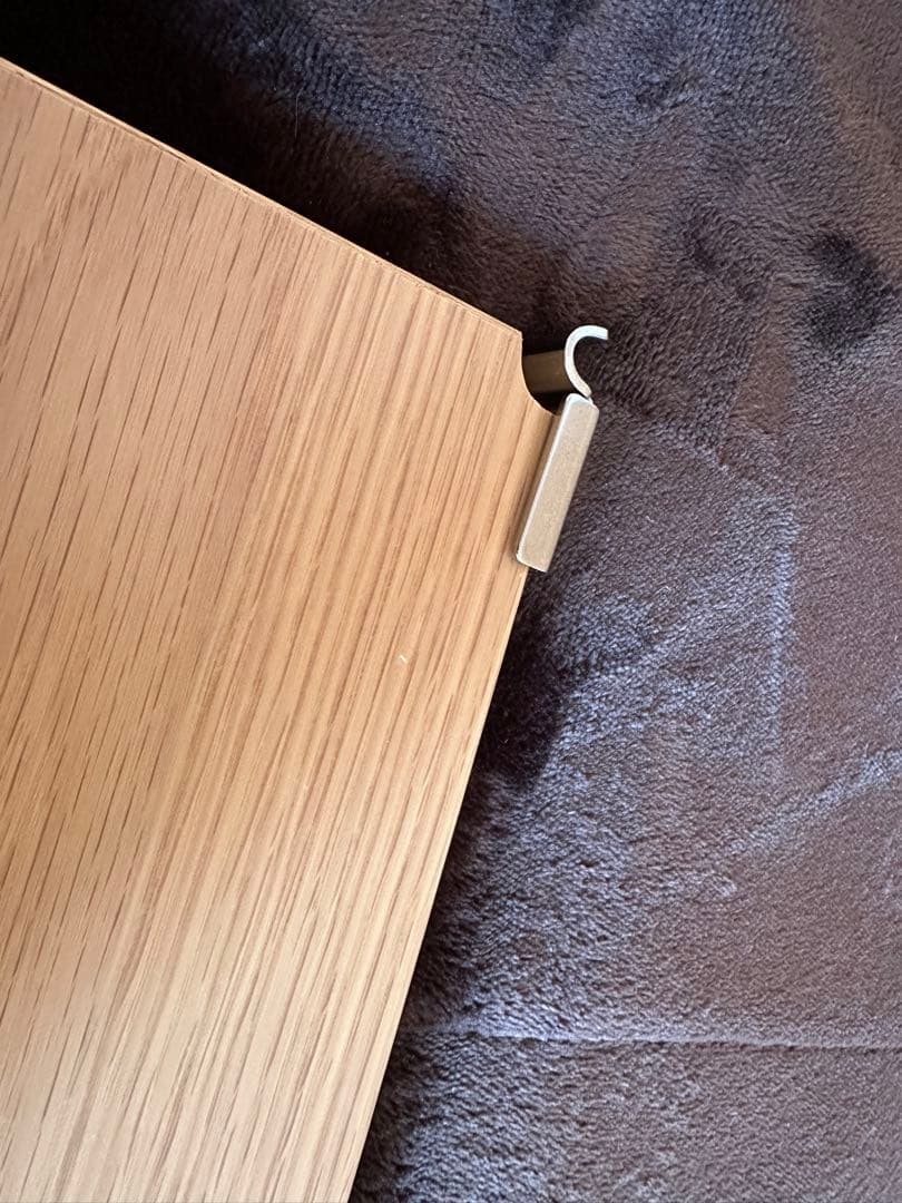 無印良品　ステンレスユニットシェルフ　追加棚　オーク材　3枚セット　84cm用