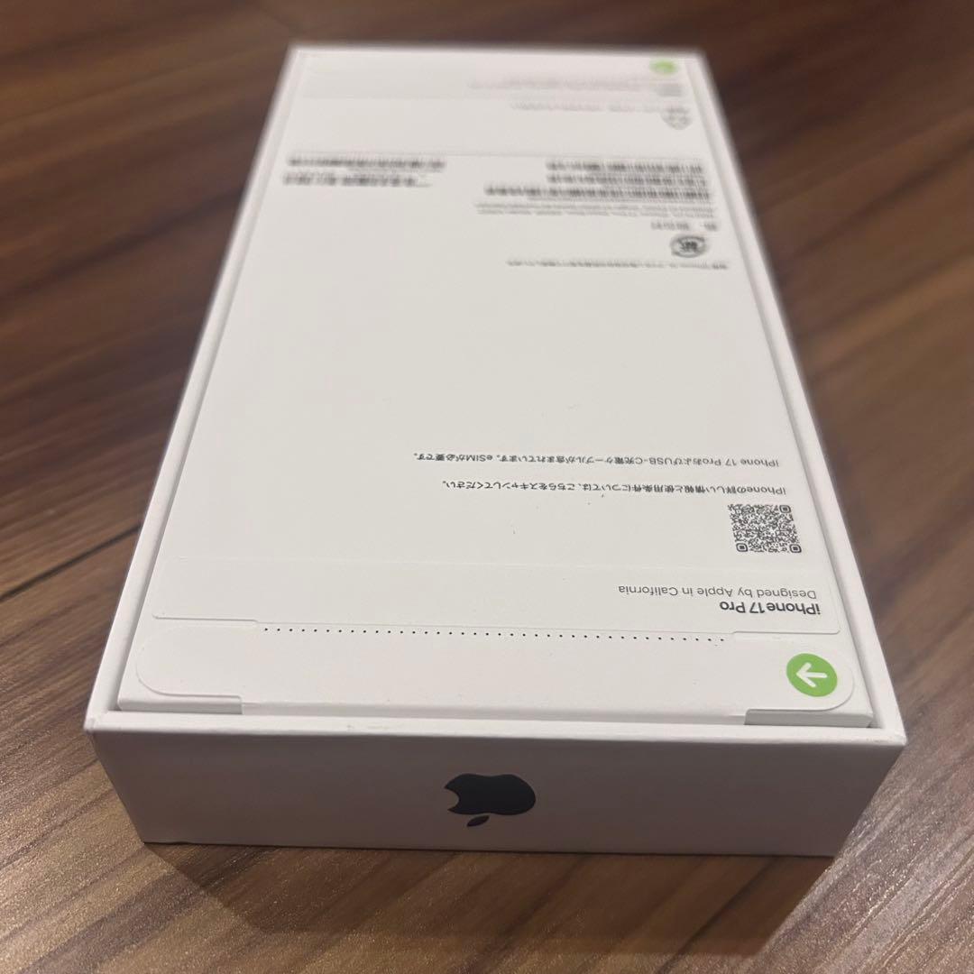 新品未開封 iPhone17pro 256GB 本体