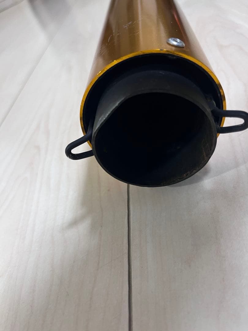 番長管　サイレンサー　50.8パイ マフラー ゴールド