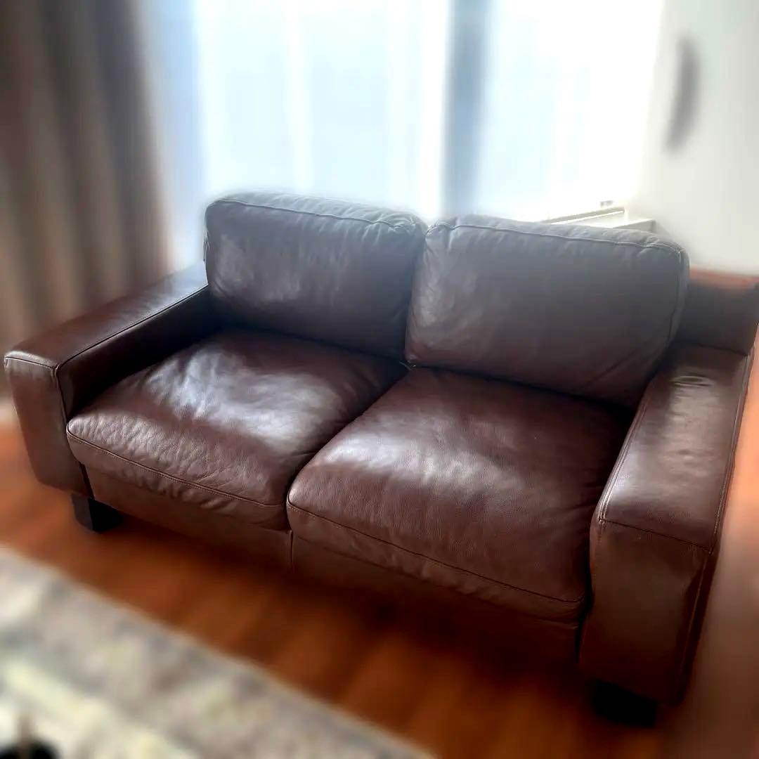 送料込　IDEE レザーソファー