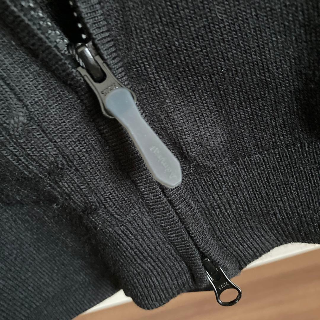 【新品】Admiral ゴルフメンズジップアップセーター ブラック Lサイズ防寒