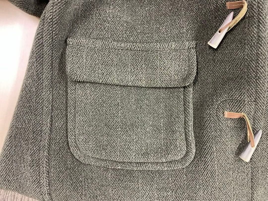 イングランド製 Faconnable ファソナブル　ヘリンボーン ダッフルコート