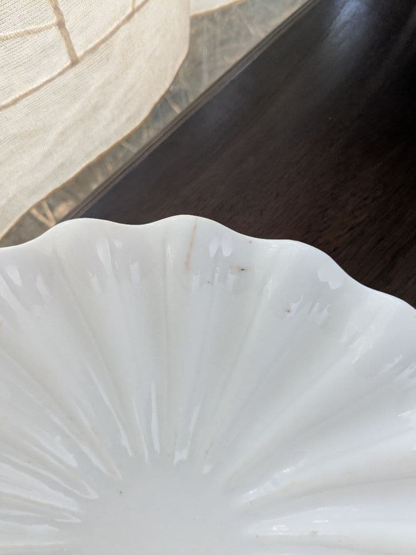 フランスアンティーク　輪花　サラディエ