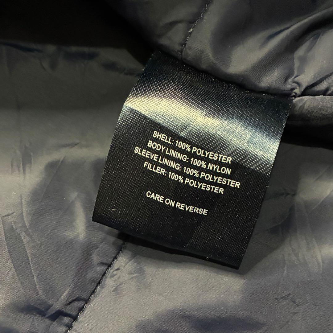   中綿 ナイロンジャケット テック系 オールブラック